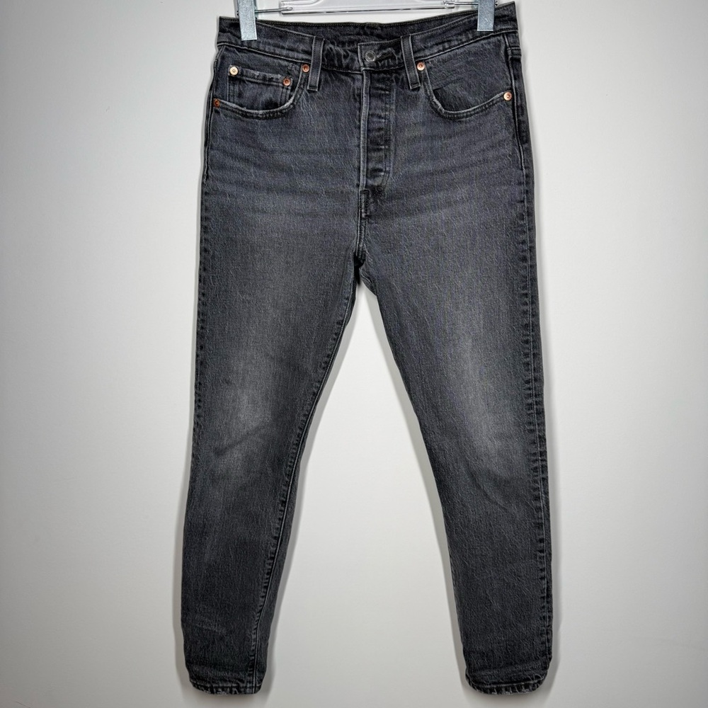 Levi’s Premium Women’s 501 Skinny Charcoal Jeans W28 L28